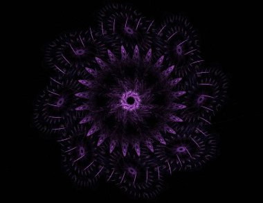 Bilgisayar fractal sanat yaratıcı tasarım, sanat ve eğlence için oluşturulan. Küre dönen arka plan.