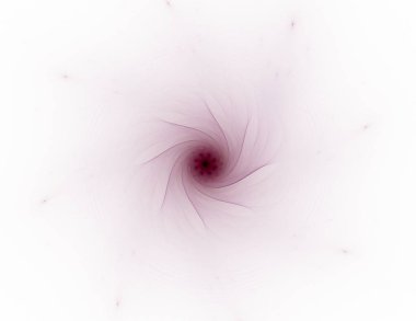 Soyut fraktal kırmızı arka plan ile kesişen daireler ve oval. disko ışıkları. Hareket illüstrasyon.