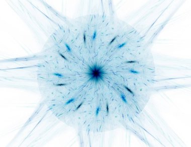 Soyut fraktal arka plan - bilgisayar tarafından oluşturulan görüntü. Dijital sanat. Daireleri merkeze doğru yakınsak. 