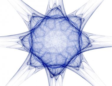 Soyut fraktal arka plan - bilgisayar tarafından oluşturulan görüntü. Dijital sanat. Daireleri merkeze doğru yakınsak. 