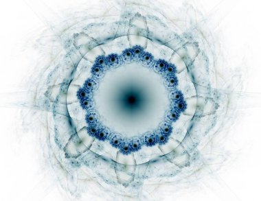 Soyut fraktal kırmızı arka plan ile kesişen daireler ve oval. disko ışıkları. Hareket illüstrasyon.