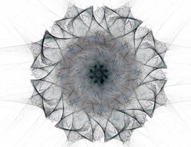 Uzay serisi geometrisini. Görsel olarak çekici zemin kavramsal Izgaralar eğrileri ve fraktal öğeleri öğesi olarak uygun yapılmış 