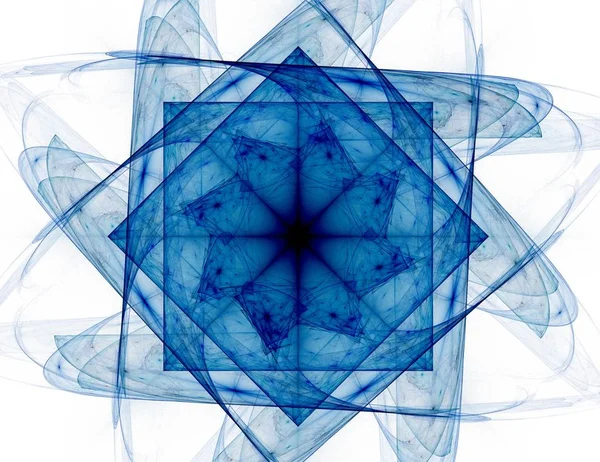 Renkli parlak nöron fraktal