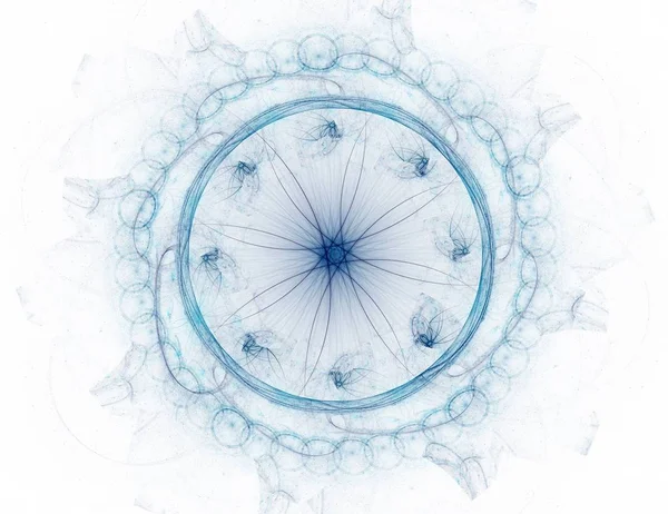Parlak renkli fraktal boşluk dijital sanat yaratıcı grafik tasarım için