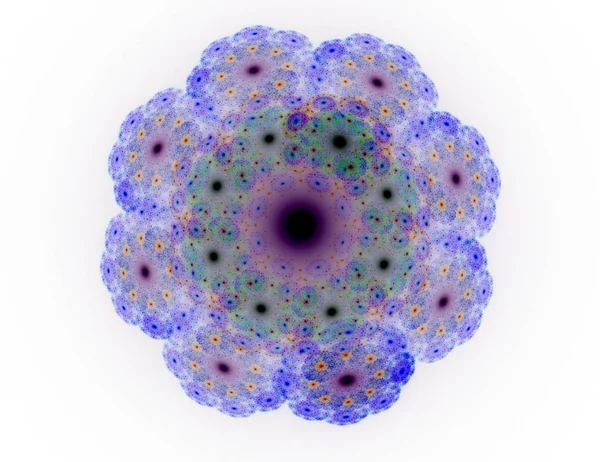 Soyut fraktal desen ve şekiller. Fraktal doku parmak izi.