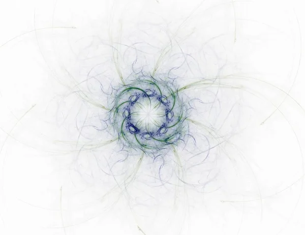 Arte fractal generado por computadora para el diseño creativo, el arte y el entretenimiento. Fondo con esferas giratorias . — Foto de Stock