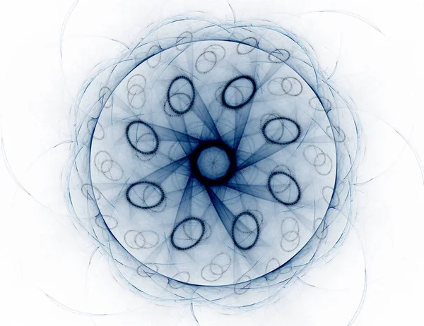 Parlak renkli fraktal boşluk dijital sanat yaratıcı grafik tasarım için