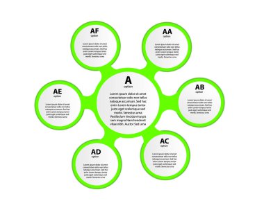 Infographic şablonu için. Infographic numarası ve diyagramı.