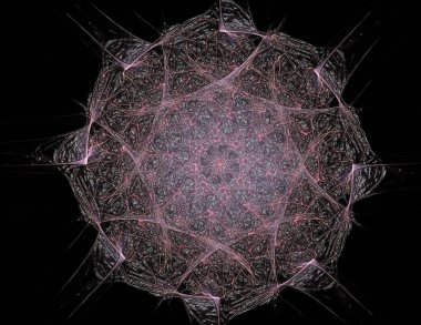 Uzay serisi geometrisini. Görsel olarak çekici zemin kavramsal Izgaralar eğrileri ve fraktal öğeleri öğesi olarak düzenleri fizik matematik teknoloji bilim ve eğitim için uygun yapılmış.