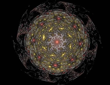 Uzay serisi geometrisini. Görsel olarak çekici zemin kavramsal Izgaralar eğrileri ve fraktal öğeleri öğesi olarak düzenleri fizik matematik teknoloji bilim ve eğitim için uygun yapılmış.