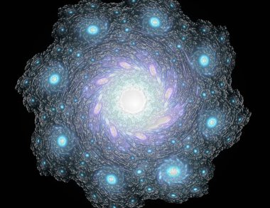 Uzay serisi geometrisini. C görsel olarak çekici zemin yaptı