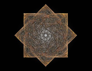 Konuyla ilgili soyut fraktal türlü nükleer ph parçacıkların