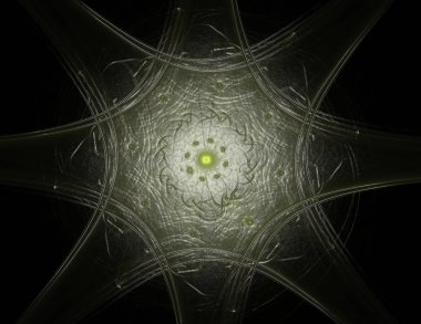 Dantelli renkli saat desen. Dijital fractal sanat tasarım. ABS