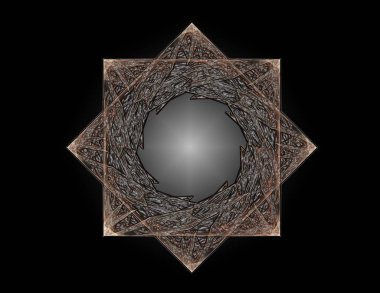 Konuyla ilgili soyut fraktal türlü nükleer ph parçacıkların