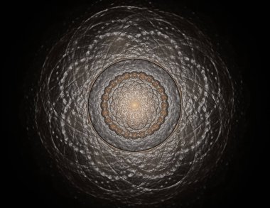 Uzay serisi geometrisini. C görsel olarak çekici zemin yaptı