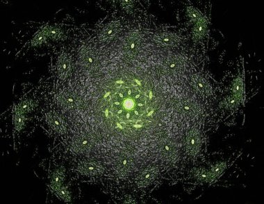 Uzay serisi geometrisini. C görsel olarak çekici zemin yaptı