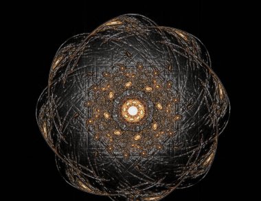 Uzay serisi geometrisini. C görsel olarak çekici zemin yaptı