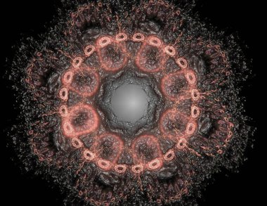 Uzay serisi geometrisini. C görsel olarak çekici zemin yaptı