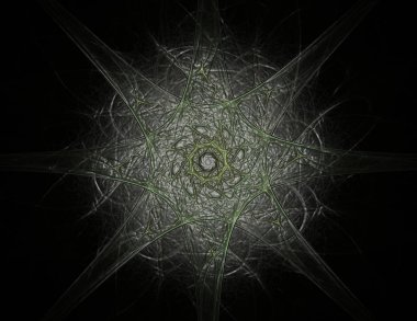 Dantelli renkli saat desen. Dijital fractal sanat tasarım. ABS