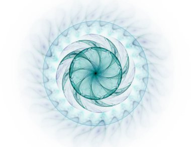 Soyut fraktal renk ve arka plan geçiş daire oval. Hareket illüstrasyon.