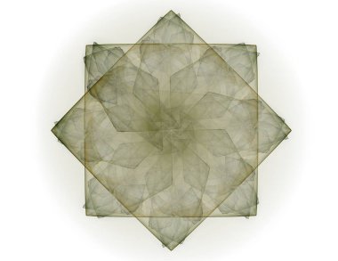 Parlak renkli fraktal boşluk dijital sanat yaratıcı grafik tasarım için