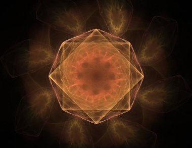 fraktal Radyal desen bilim teknoloji ve tasarım konusunda