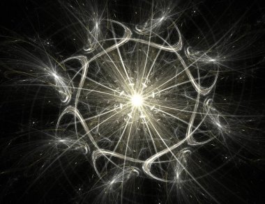 Soyut fraktal enkaz dijital sanat yaratıcı grafik tasarım için