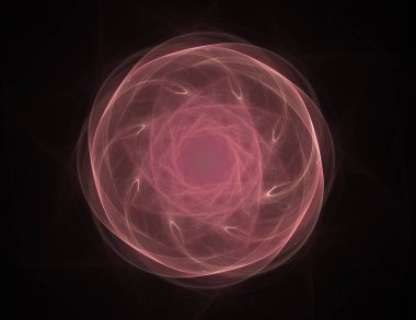 Soyut fraktal renk ve arka plan geçiş daire oval. Hareket illüstrasyon.