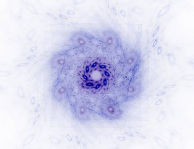 Soyut fraktal desen ve şekiller. Fraktal doku parmak izi.