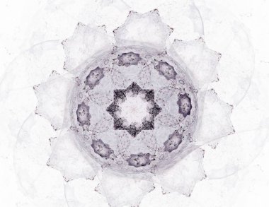 Parlak renkli fraktal boşluk dijital sanat yaratıcı grafik tasarım için