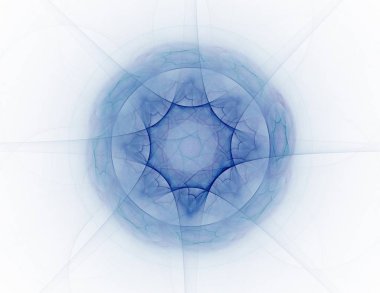 Soyut fraktal desen ve şekiller. Fraktal doku parmak izi.