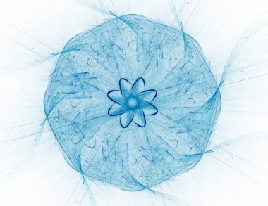 Soyut fraktal kırmızı arka plan ile kesişen daireler ve oval. disko ışıkları. Hareket illüstrasyon.