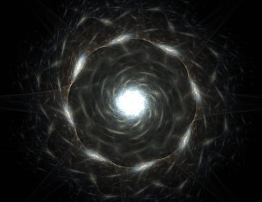 Soyut fraktal desen ve şekiller. Fraktal doku parmak izi.