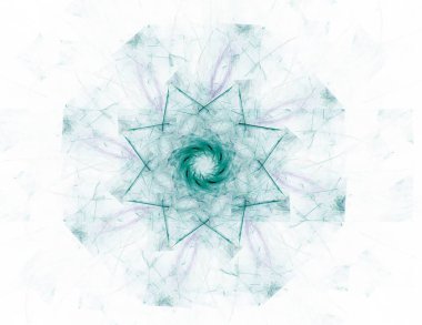 Dantelli renkli saat desen. Dijital fractal sanat tasarım. Kutsal semboller işaretler geometrisi soyut tasarım. 