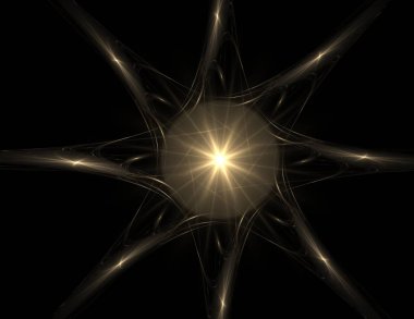 Dantelli renkli saat desen. Dijital fractal sanat tasarım. Kutsal semboller işaretler geometrisi soyut tasarım. 