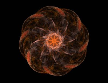 Uzay serisi geometrisini. Görsel olarak çekici zemin kavramsal Izgaralar eğrileri ve fraktal öğeleri öğesi olarak uygun yapılmış 