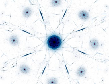 Soyut fraktal arka plan - bilgisayar tarafından oluşturulan görüntü. Dijital sanat. Daireleri merkeze doğru yakınsak. 