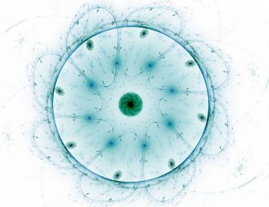 Soyut fraktal desen ve şekiller. Fraktal doku parmak izi.