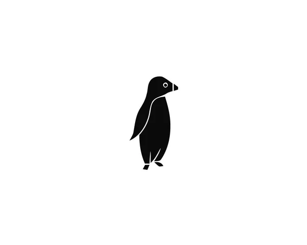 Icono de pingüino. Ilustración simple del icono del vector del pingüino para la web — Archivo Imágenes Vectoriales