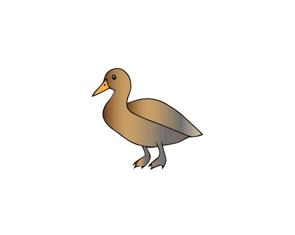 Ikona kaczka. Izometryczne ilustracja kaczka wektor ikona dla sieci web — Wektor stockowy