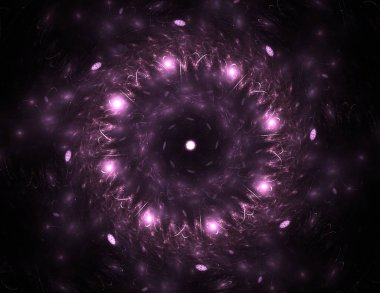 Geometrik Spiral aşağı düşüyor. Soyut renkli fraktal doku.