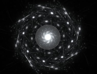 Dantelli renkli saat desen. Dijital fractal sanat tasarım. Kutsal semboller işaretler geometrisi soyut tasarım. 