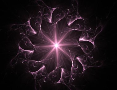 Dantelli renkli saat desen. Dijital fractal sanat tasarım. Kutsal semboller işaretler geometrisi soyut tasarım. 