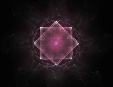 Dantelli renkli saat desen. Dijital fractal sanat tasarım. Kutsal semboller işaretler geometrisi soyut tasarım. 