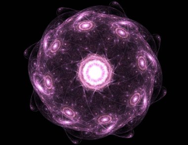 Dantelli renkli saat desen. Dijital fractal sanat tasarım. Kutsal semboller işaretler geometrisi soyut tasarım. 