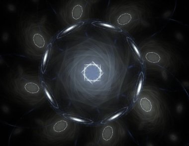 koyu arka plan beyaz bir toz bulutu soyut tasarım