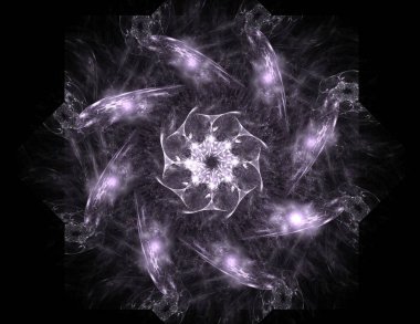 Geometrik Spiral aşağı düşüyor. Soyut renkli fraktal doku.