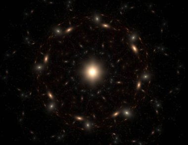 Geometrik Spiral aşağı düşüyor. Soyut renkli fraktal doku.