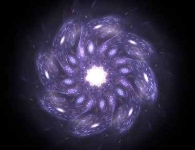 Soyut objektif parlama yer ya da zaman seyahat kavramı geçmiş