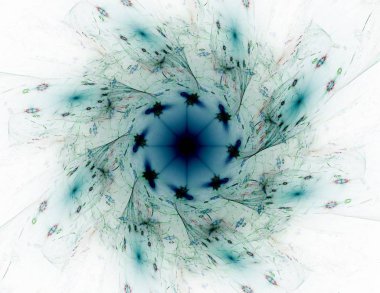 Soyut bir bilgisayar modern fraktal tasarım koyu arka plan üzerinde oluşturulan. Fraktal renk doku soyut. Dijital sanat.